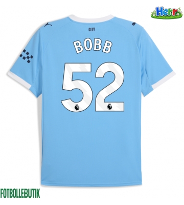 Manchester City Oscar Bobb #52 Hemmatröja 2025-26 Kortärmad